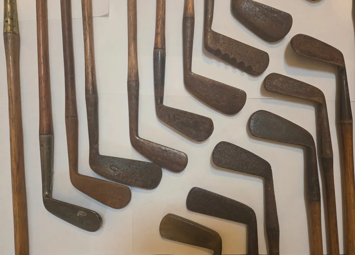 Antique Hickory Golf Clubs - Image 2