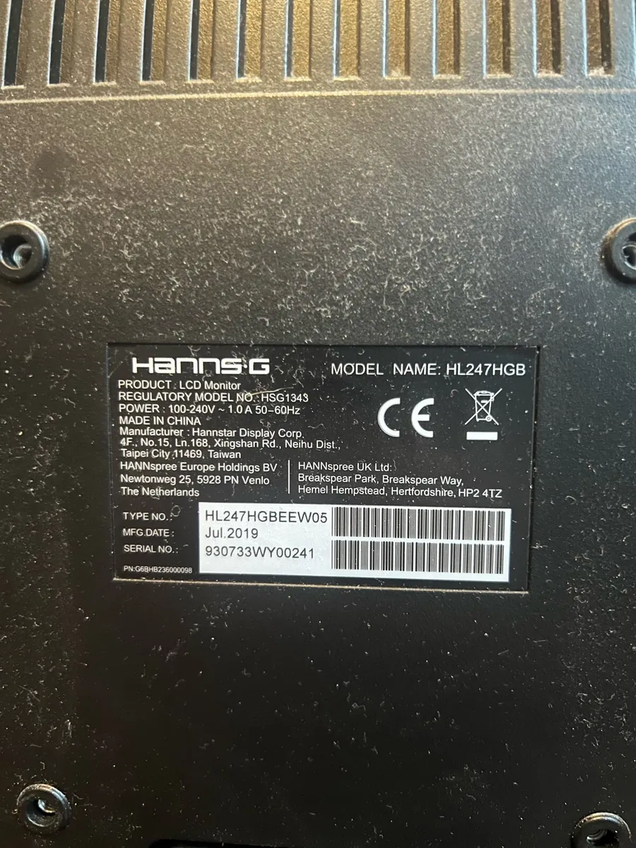 Hannspree Hanns-G 23.6” FULL HD Monitor - Image 3