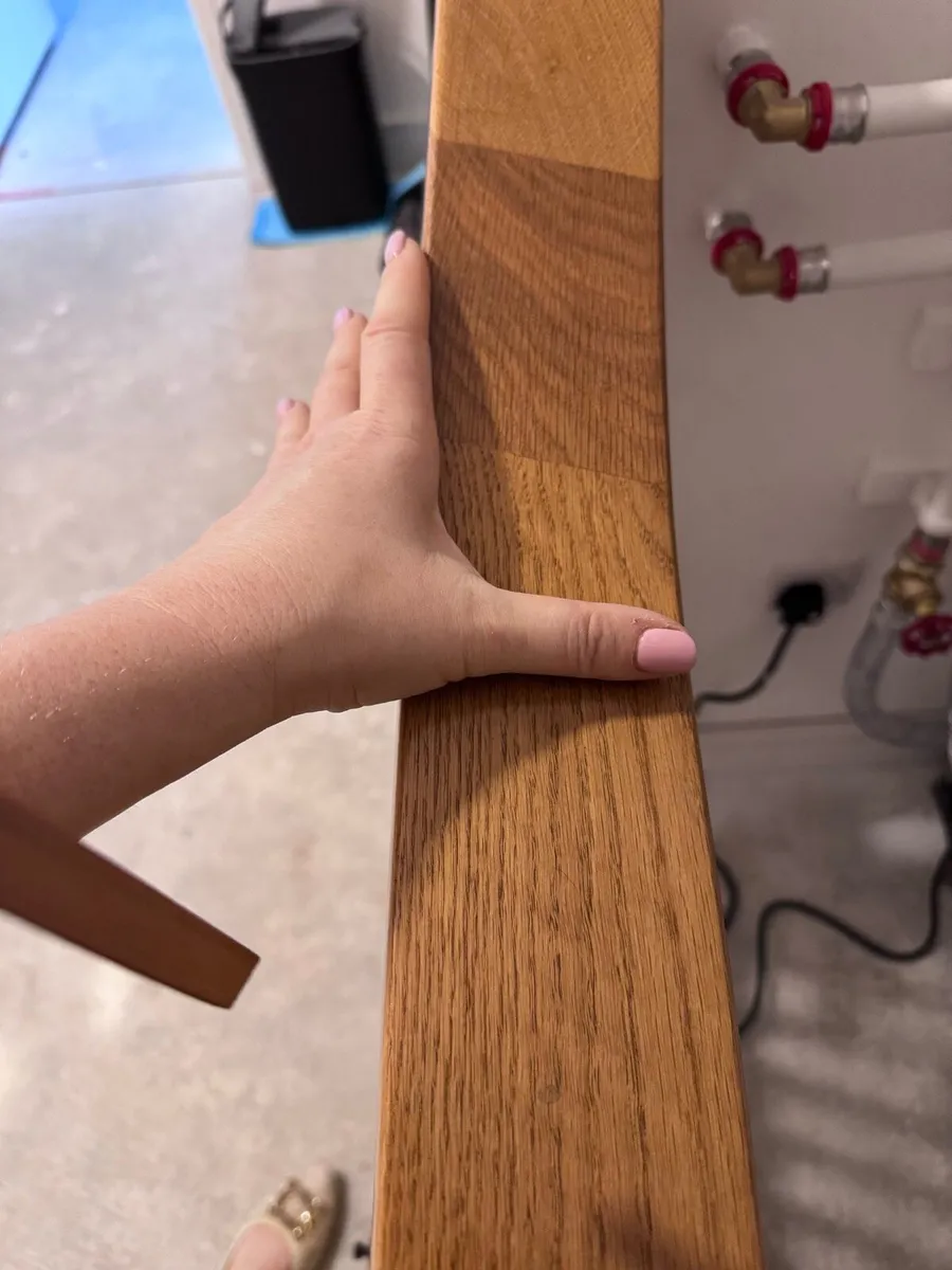 Solid Oak King Size Bed Frame - Image 2