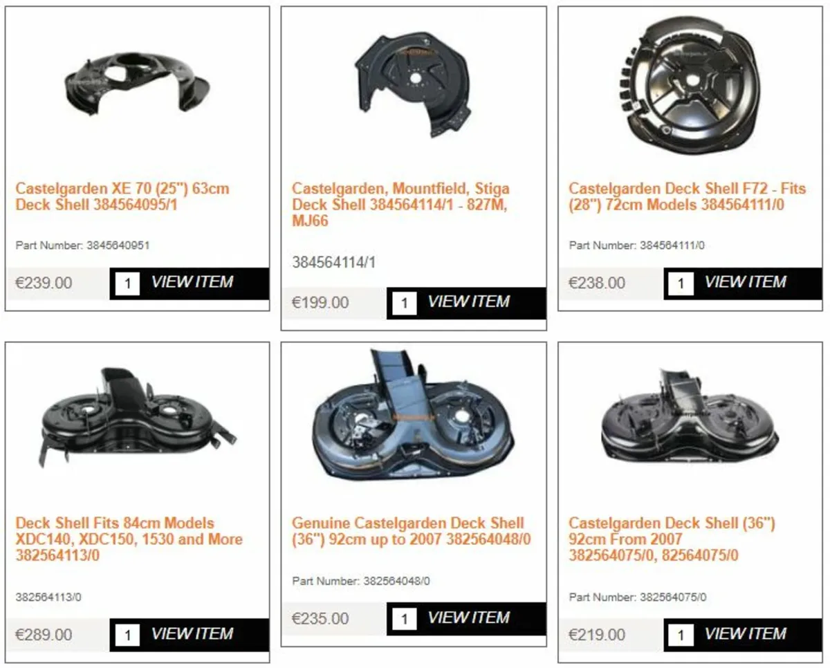 40" Castelgarden Mountfield Stiga Honda Deck - Image 4