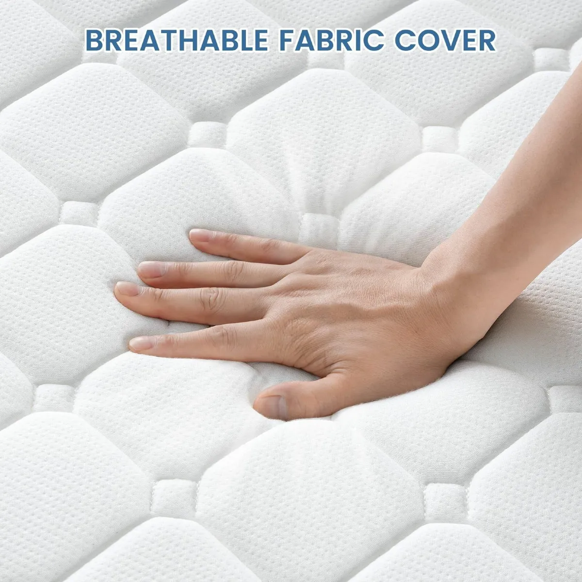 3FT Single Mattress Sleeping Sprung Medium Firm - Image 4