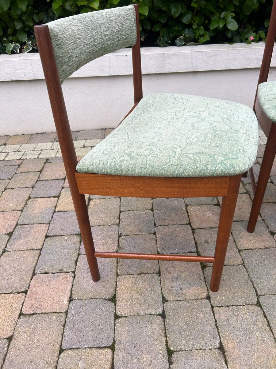 McIntosh mid century teak chair set retro vintage - Image 3