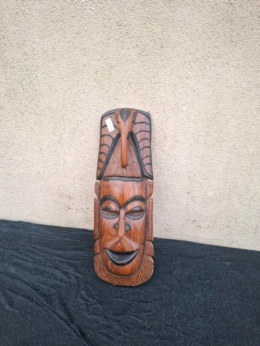 Decorative african wood mask postage possible