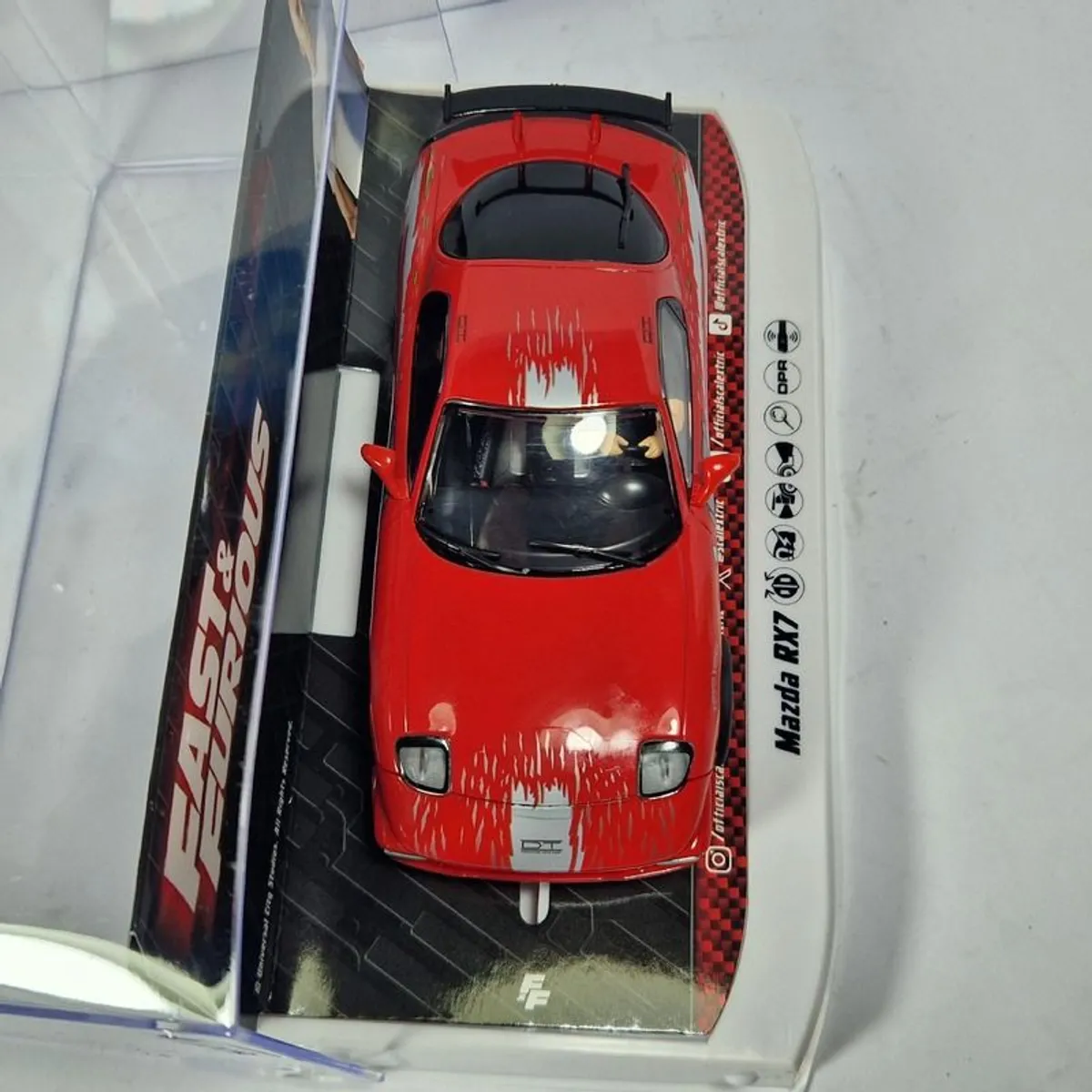 Scalextric Mazda RX7 -Dom Toretto -The Fast And The Furious ( C4592 street classic tv ) - Image 4