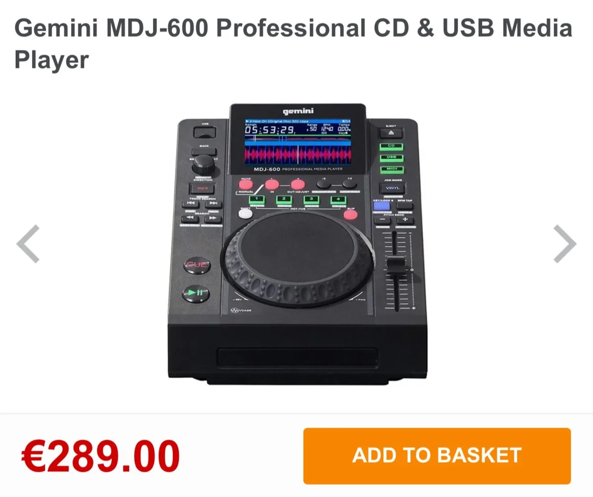 Gemini MDJ Pro 600. Set of two units. - Image 2