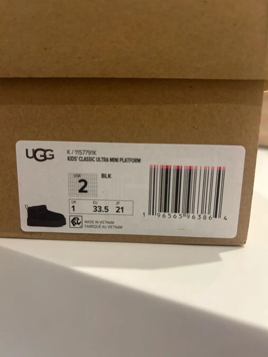 kids Ugg ultra mini platform size uk1 - Image 4