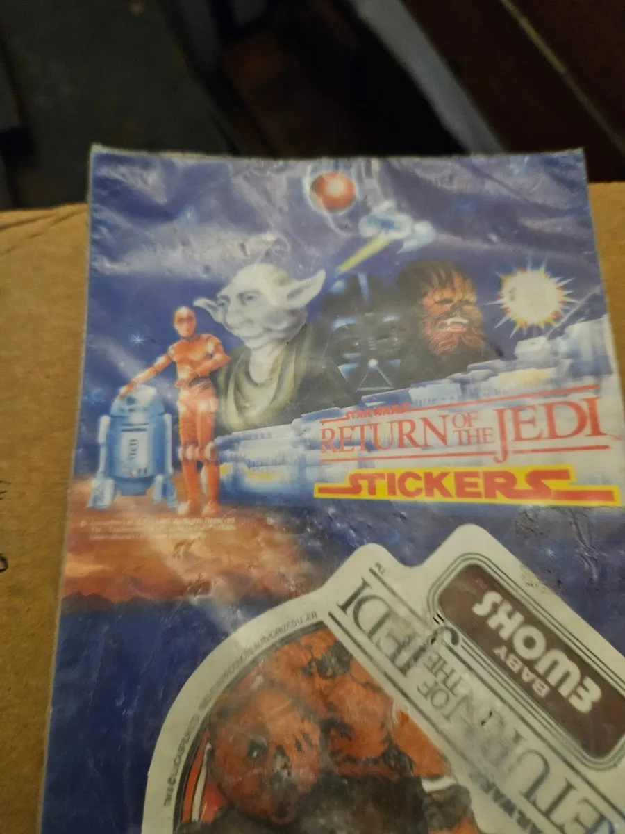 Vintage Star Wars ROTJ Stickers - Image 2