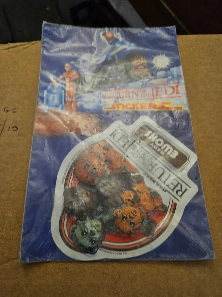 Vintage Star Wars ROTJ Stickers - Image 1