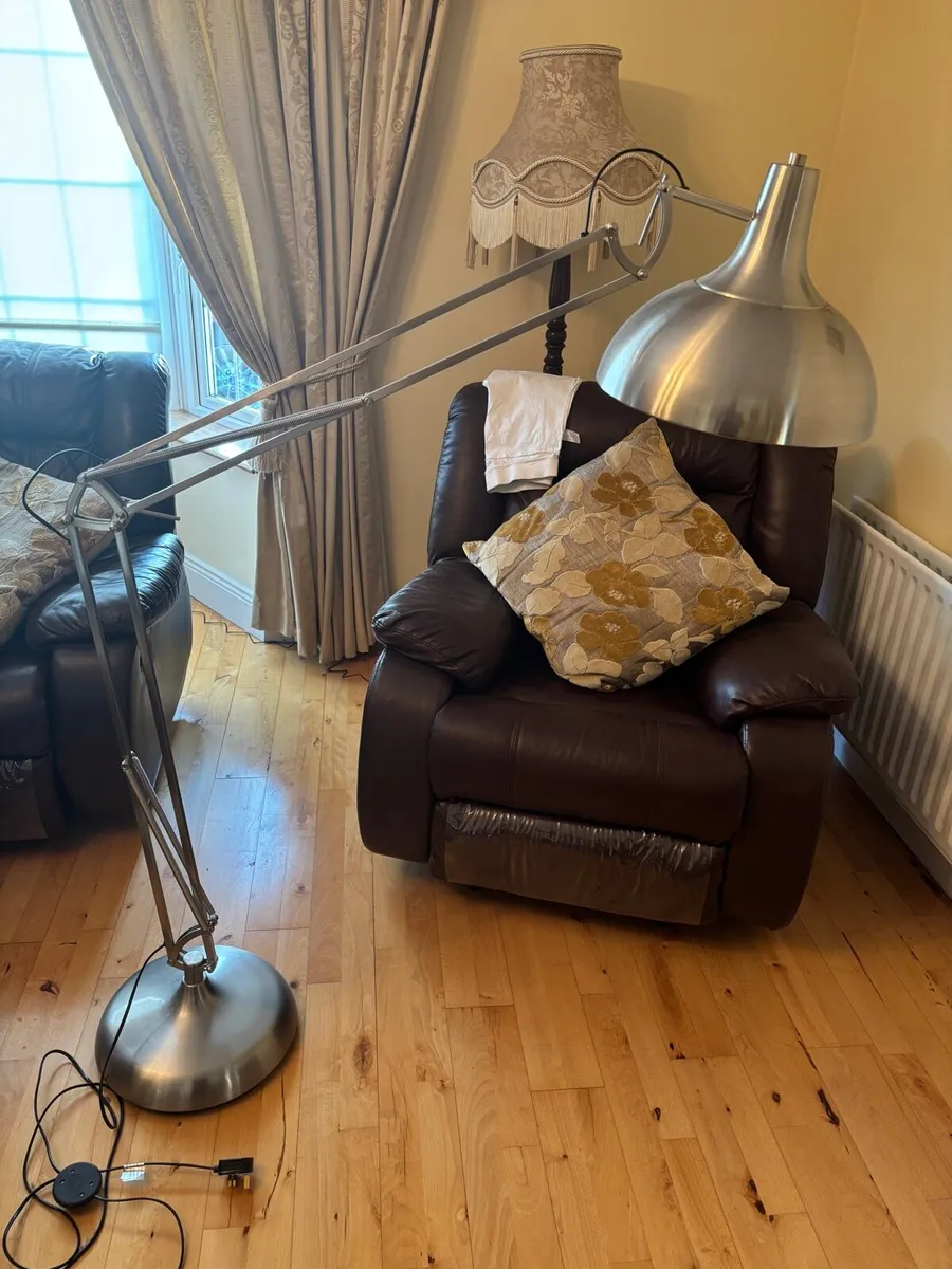 Silver Floor Lamp - Image 1