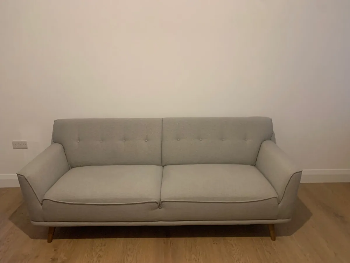 Grey Fabric Couch