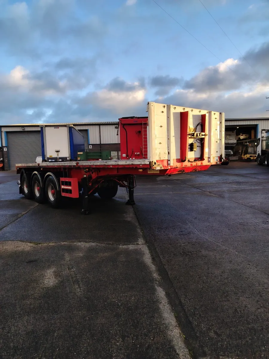 28 foot urban flat trailer Rear steer axle coil we - Image 4