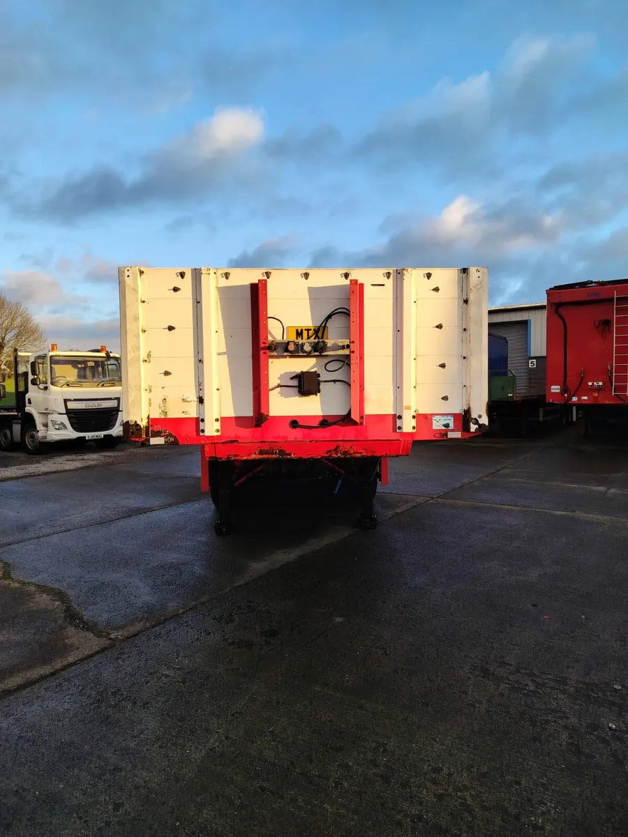 28 foot urban flat trailer Rear steer axle coil we - Image 3