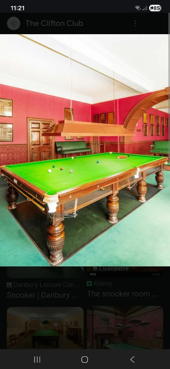 Uk snooker table - Image 1