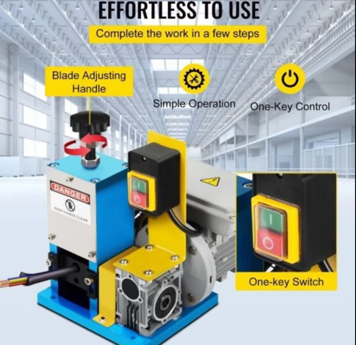 New Electric Wire Stripping Machine 1.5-25mm - Image 3