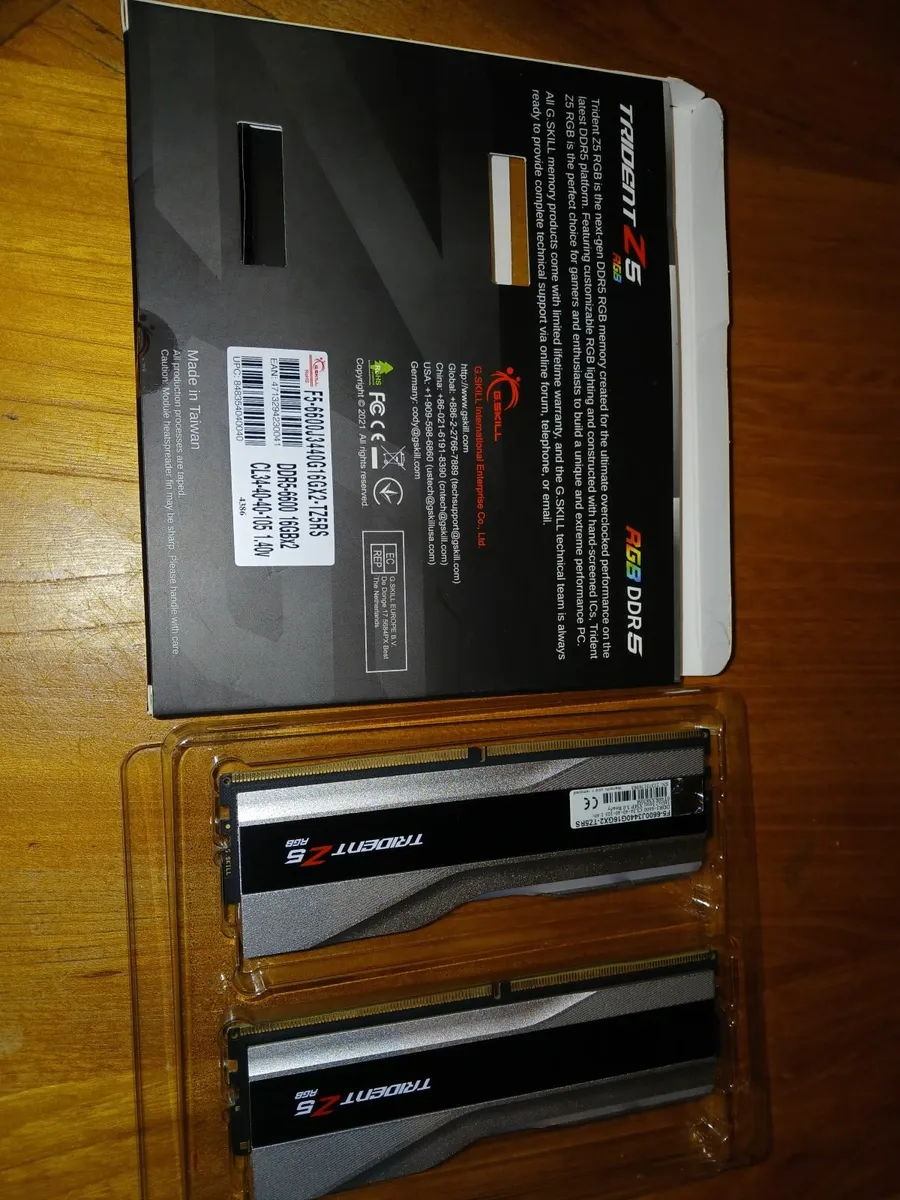 G Skill Trident Z5 32gb 6600mhz CL34 RAM - Image 2