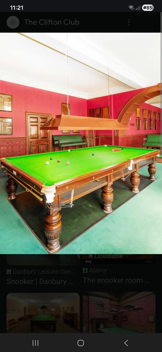 Uk antique snooker table - Image 3