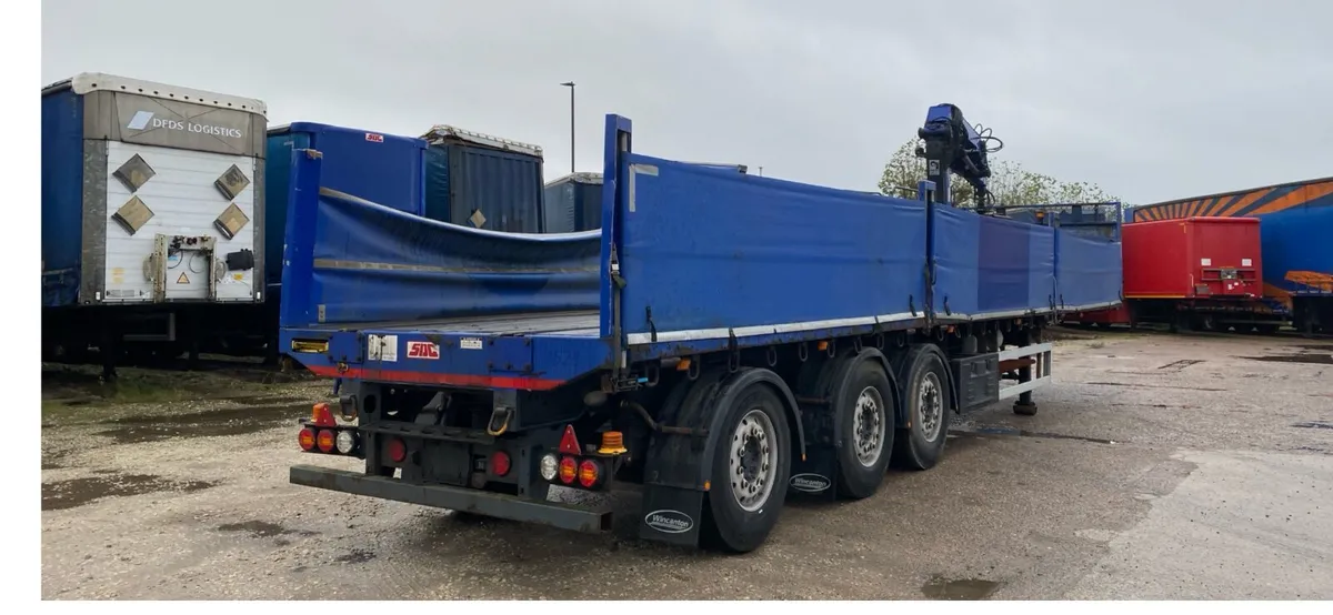 2015 Sdc block trailer Remote Rolling crane - Image 2