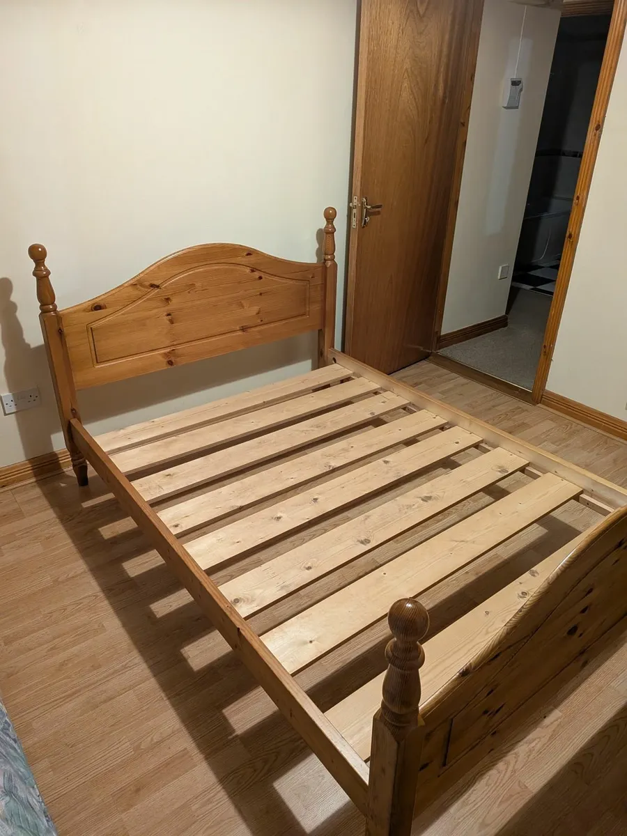 Bed frame, double bed - priced for quick sale - Image 2