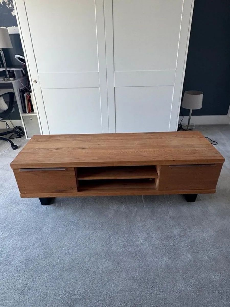 Solid Oak TV Media Unit - Image 3