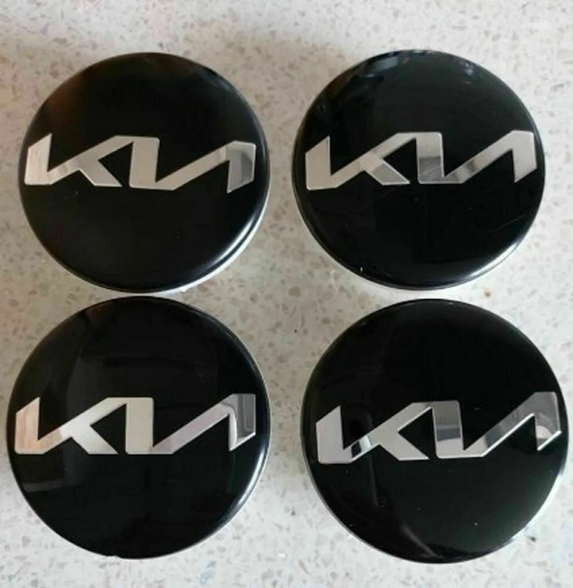 KIA centre caps (New logo) FREE POST - Image 1