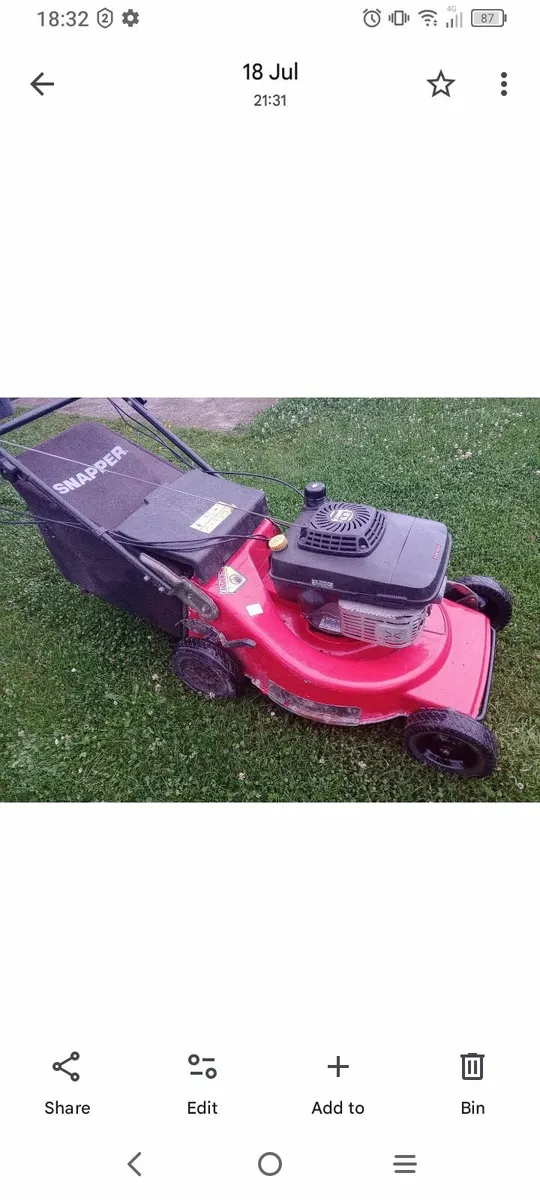 Self drive lawnmower - Image 2