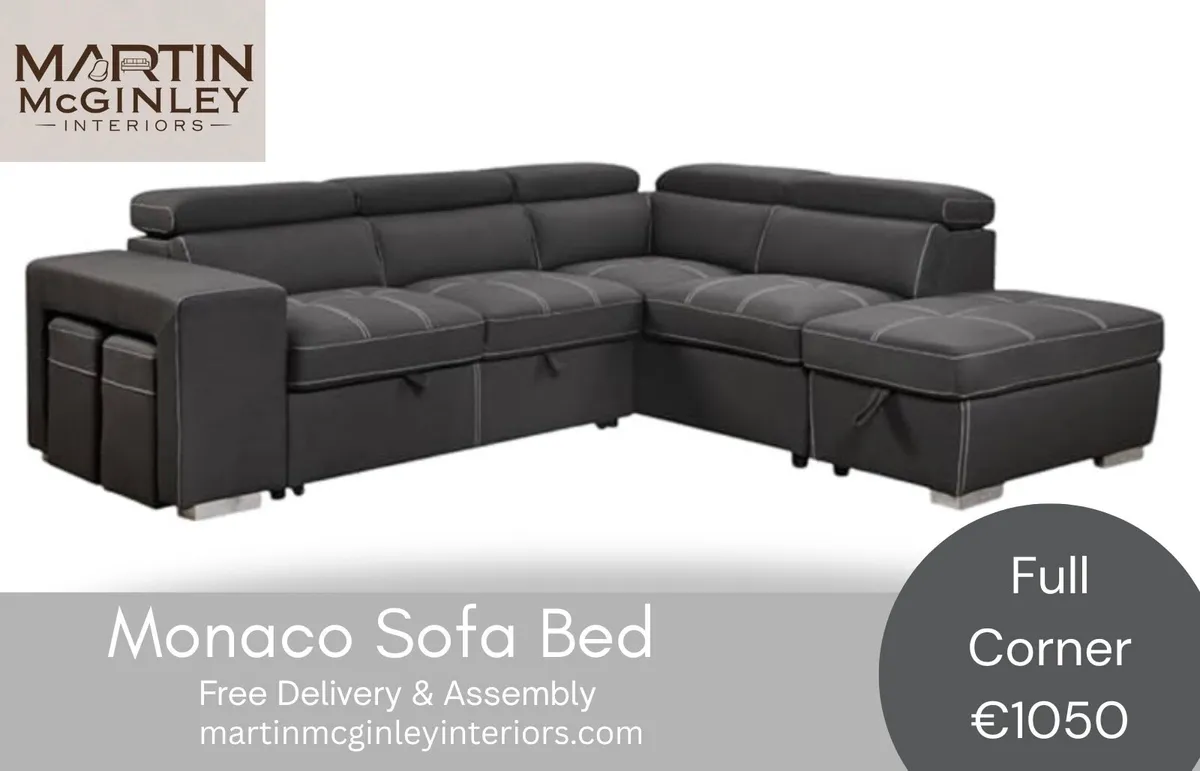 New Monaco Sofa Bed Limited Stock - Image 2