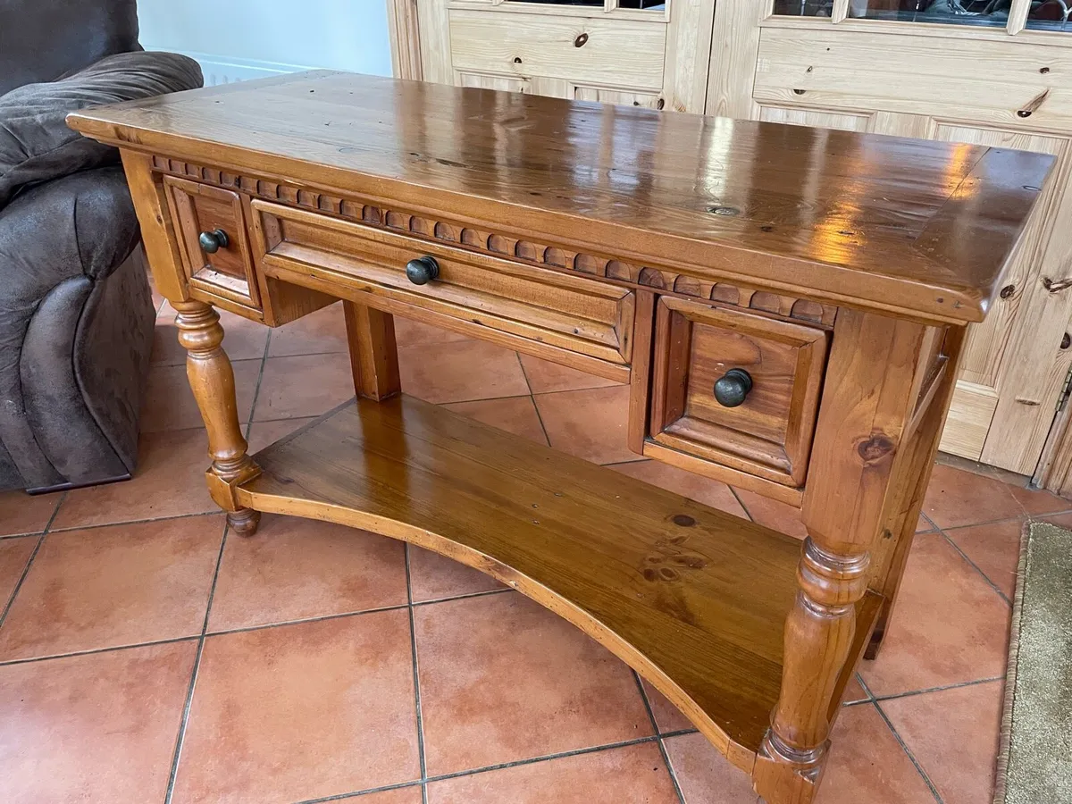 Hall table and mirror - Image 1