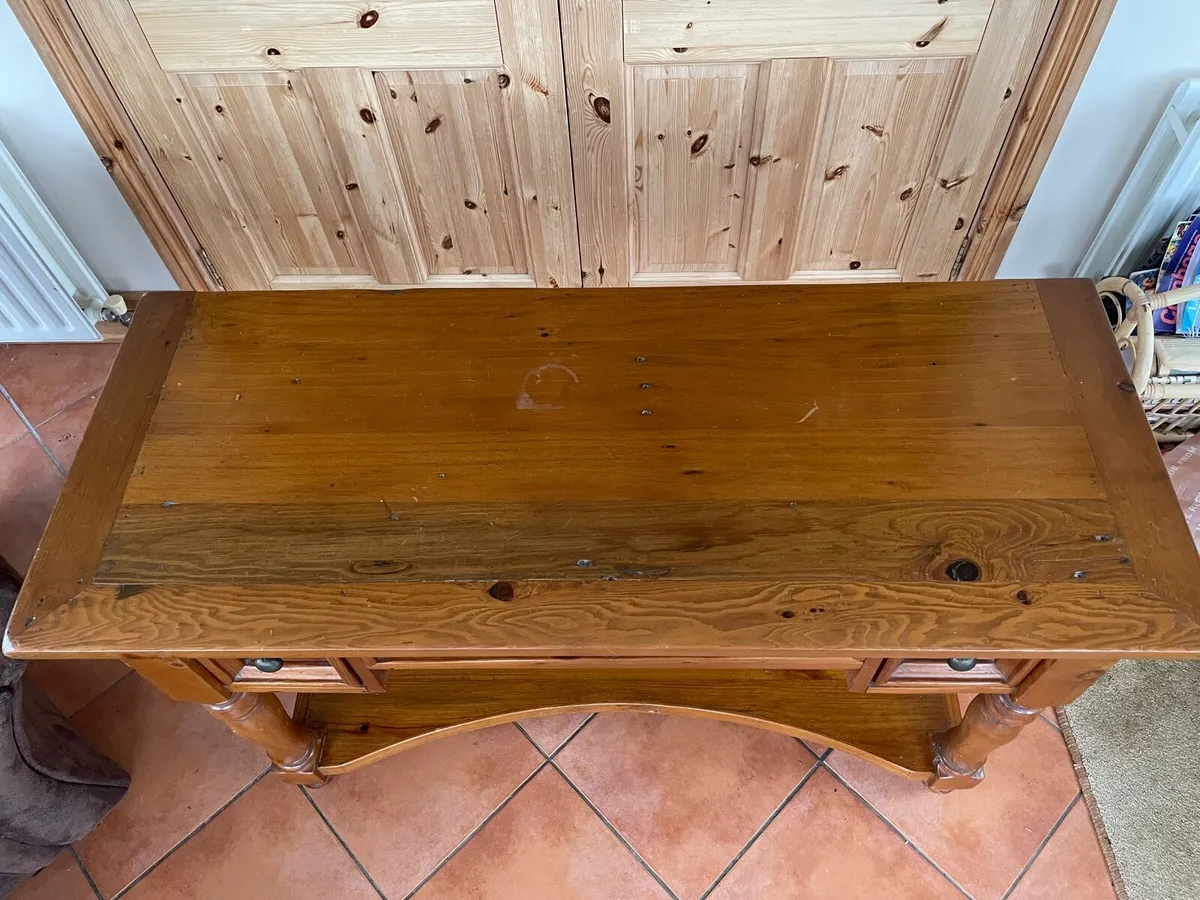 Hall table and mirror - Image 3