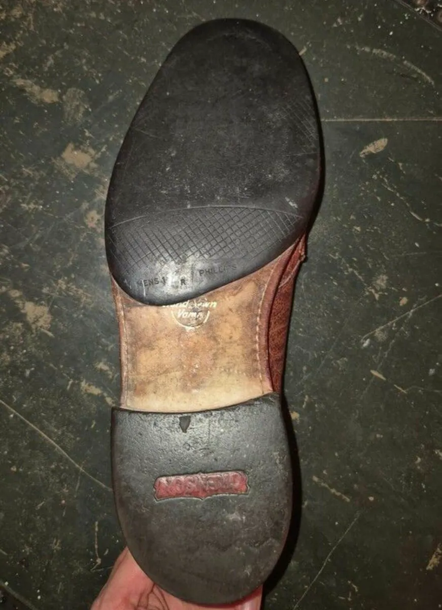 Grenson Genuine Antelope Leather Shoes Handmade in - Image 4