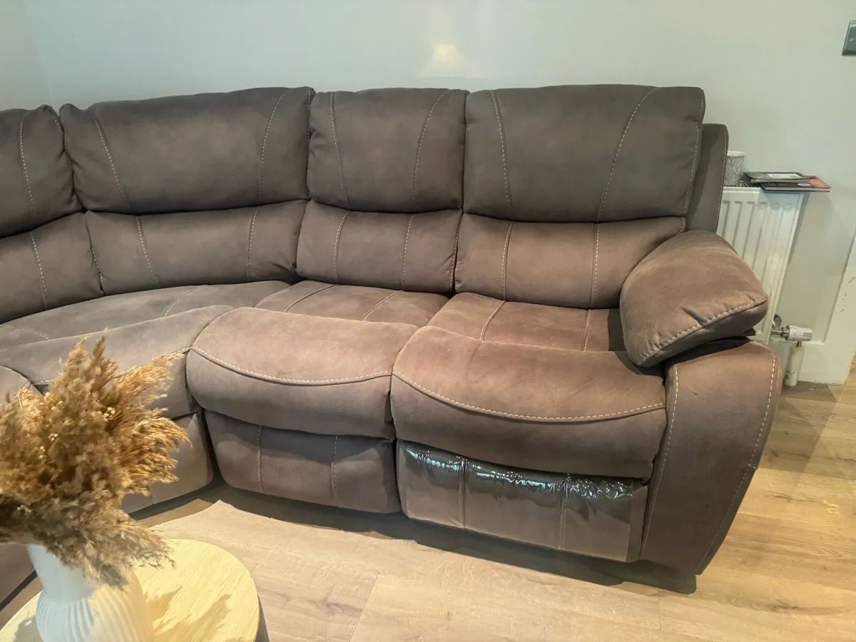 Ez Living recliner corner sofa delivery extra - Image 2