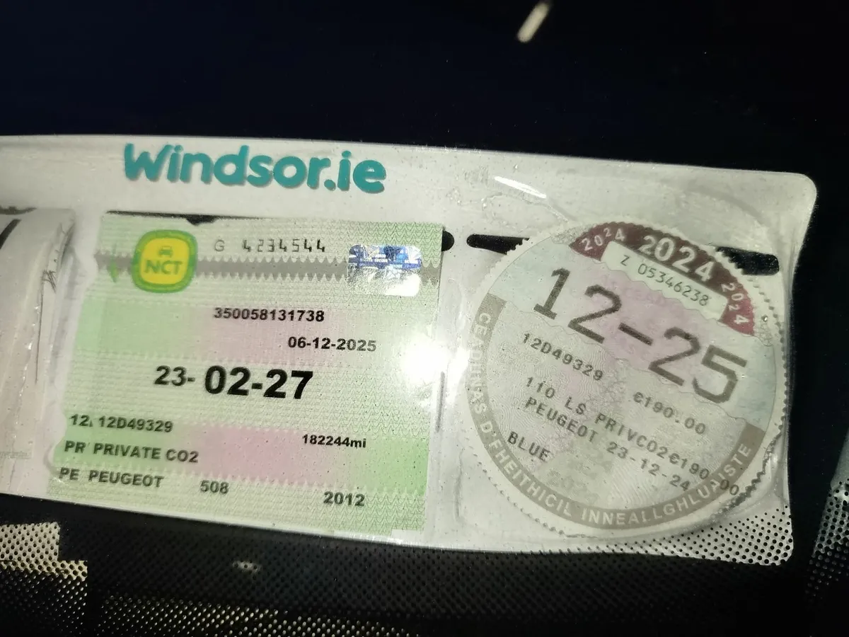 Automatic Peugeot 508 2012 with long NCT - Image 1