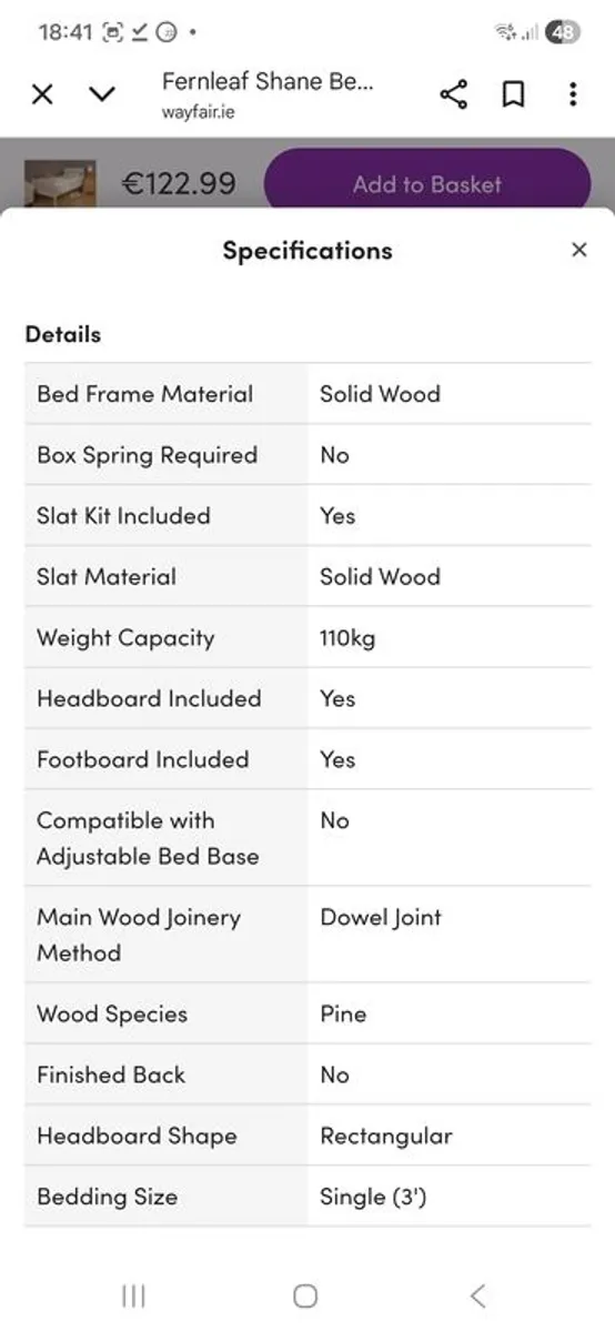 single bed - Image 2
