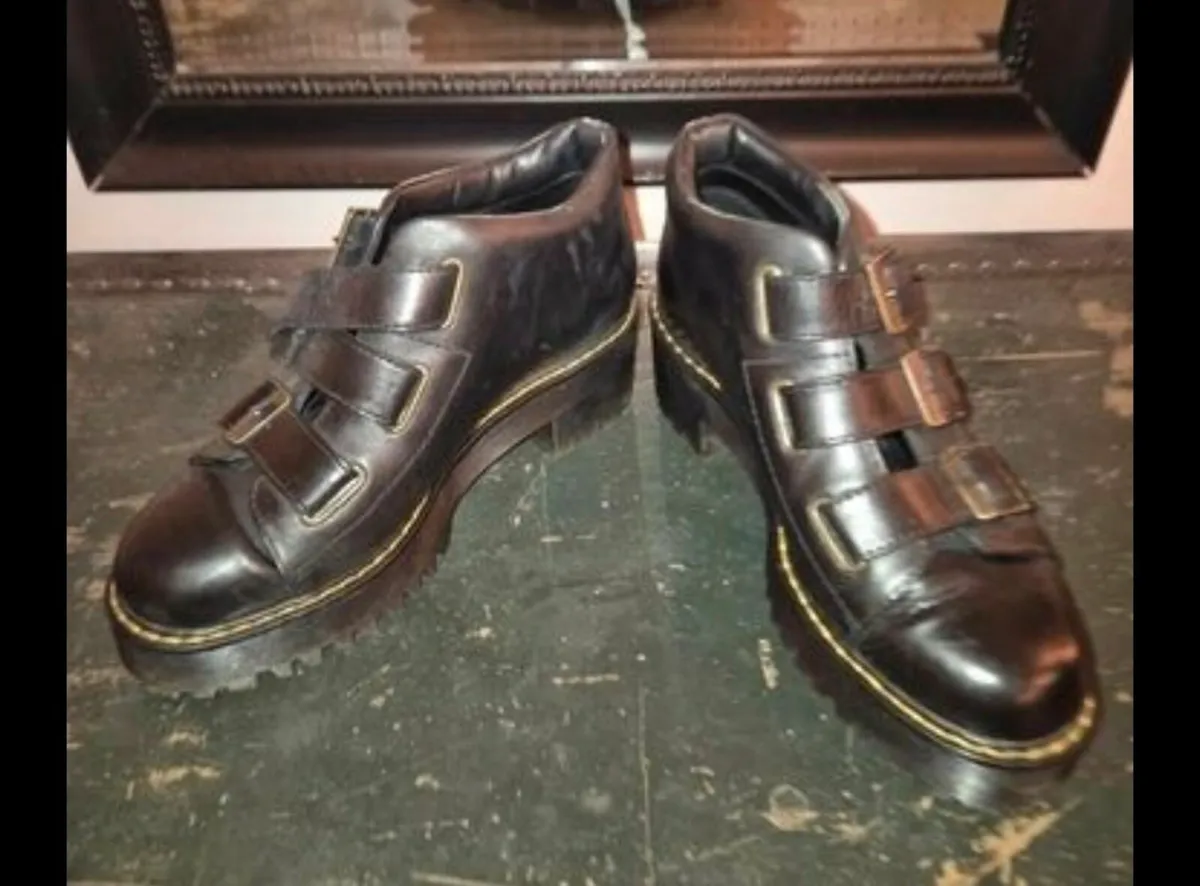 Dr. Martens Triple-Strap Platform Shoes - Image 2