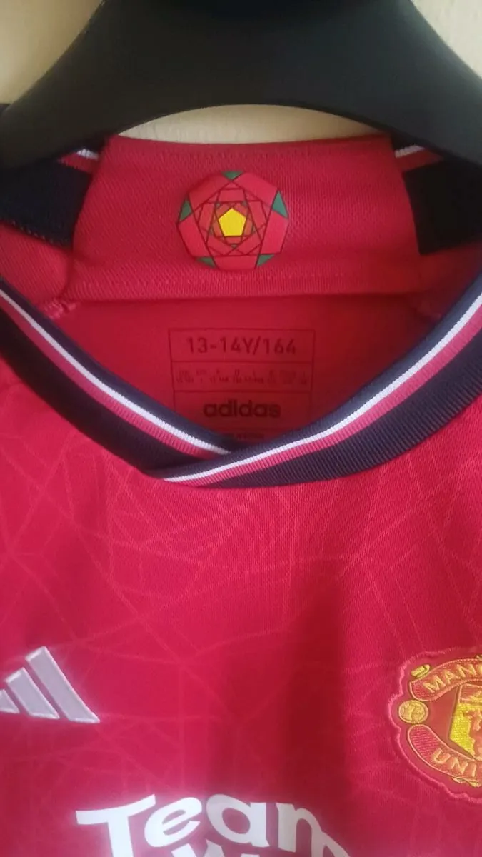 Man Utd Jersey age 13-14 164cm - Image 2