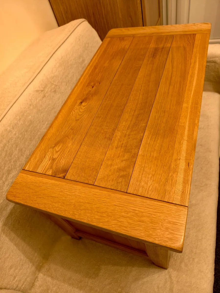 Wooden TV Unit Stand Cabinet Table Shelves Storage - Image 2