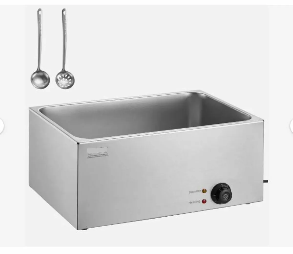 Commercial Food Warmer 18L Bain Marie 1200W - Image 1