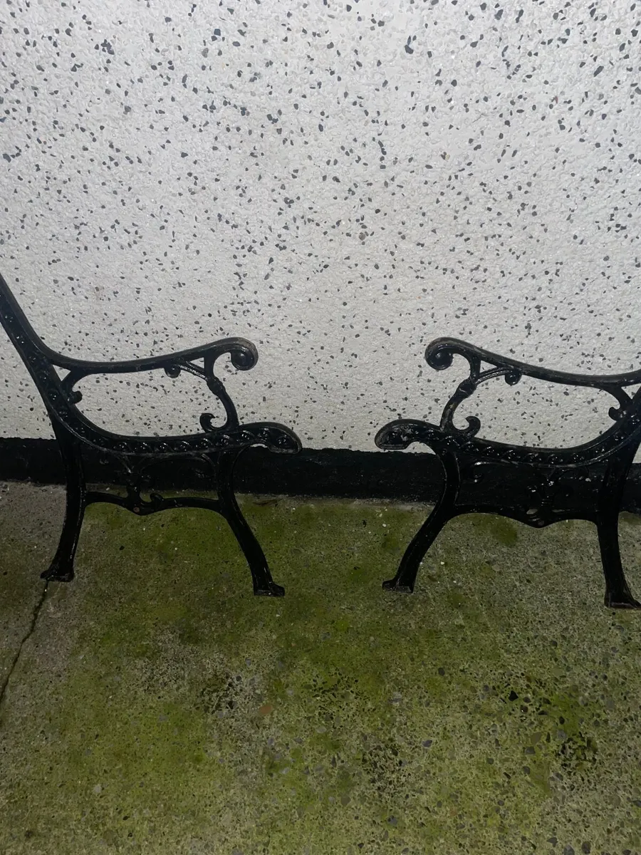 Metal bench ends - Image 2