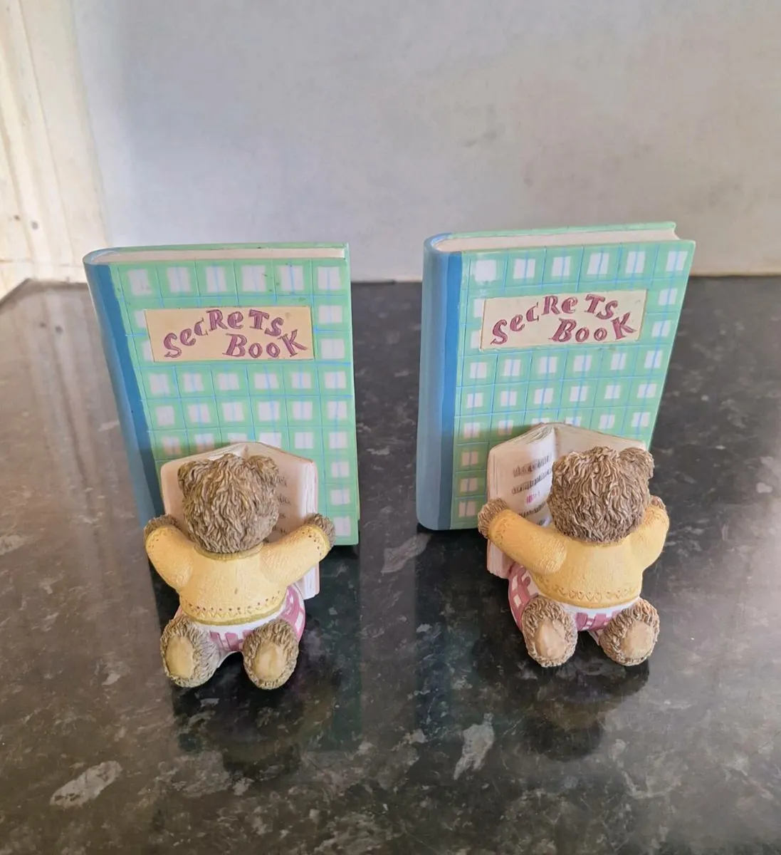 Two lovely childrens bookends see dimensions - Image 3