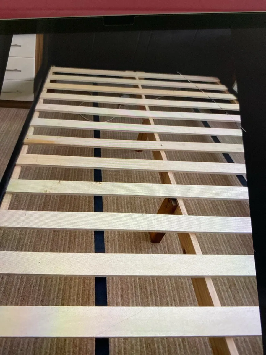 Double bed and mattress - Image 2