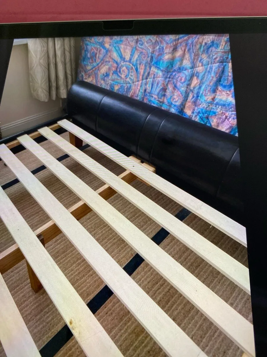 Double bed and mattress - Image 3