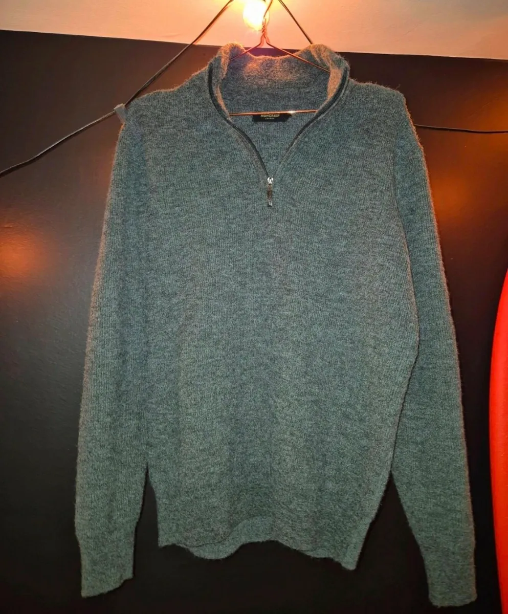 Moncrief Wool Half-Zip Jumper - Image 1
