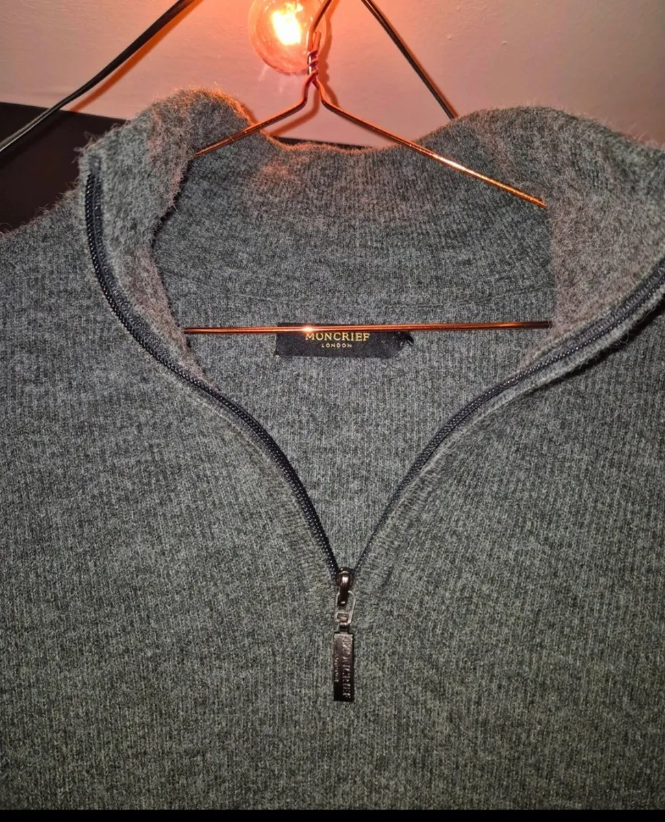 Moncrief Wool Half-Zip Jumper - Image 2