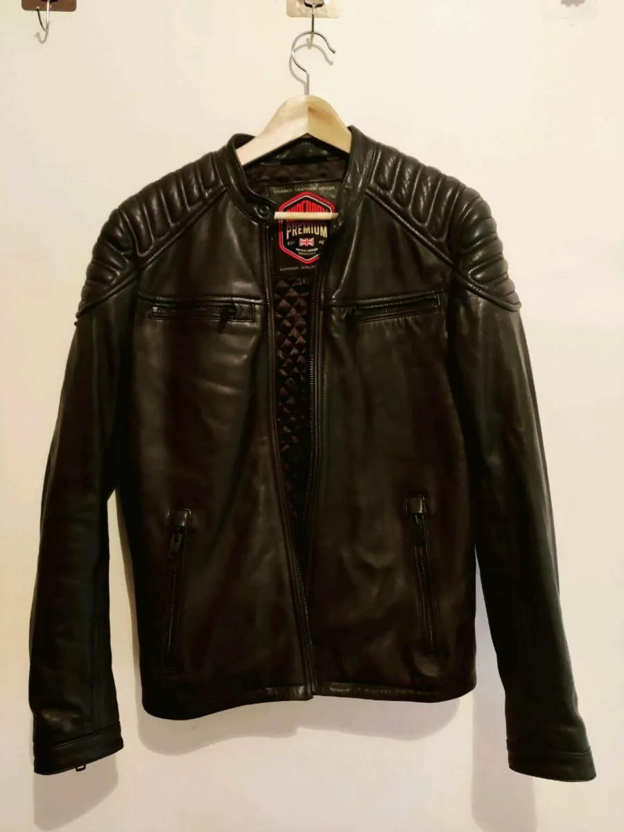 Superdry leather jacket - Image 1