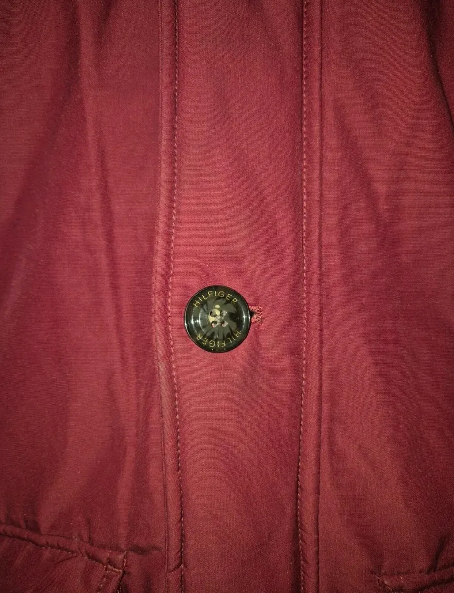Tommy Hilfiger Red Winter Parka Jacket - Image 4
