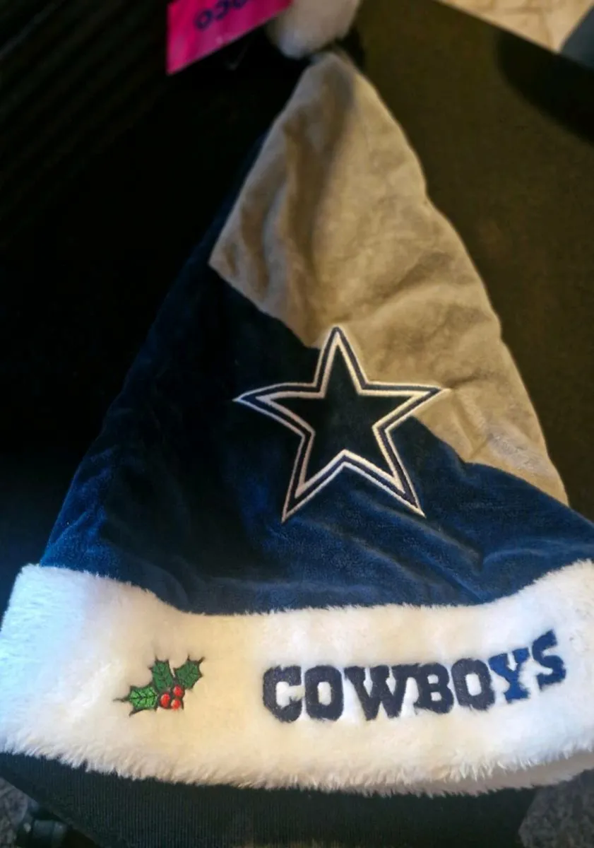 Dallas Cowboys Santa Hat - Image 1