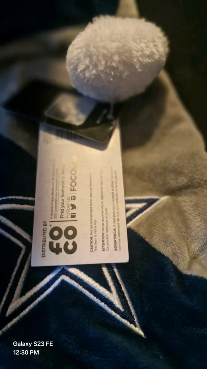 Dallas Cowboys Santa Hat - Image 3