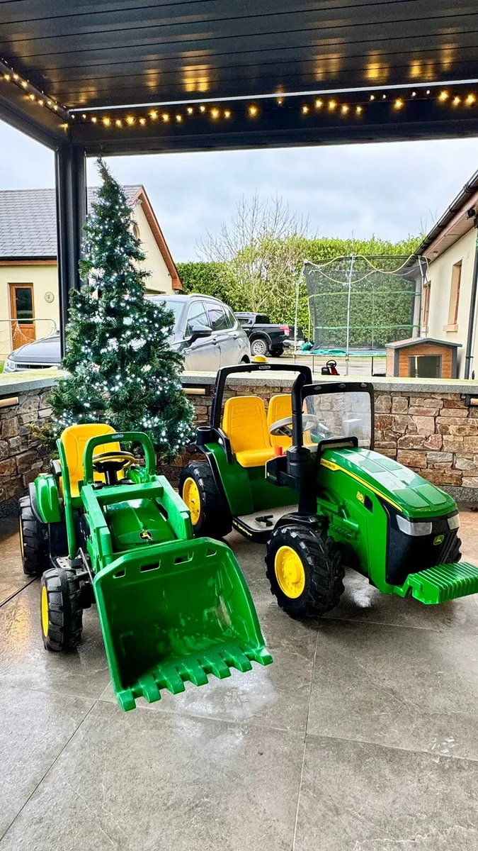 John Deere Ride On Electric 12V Tractors - Image 1