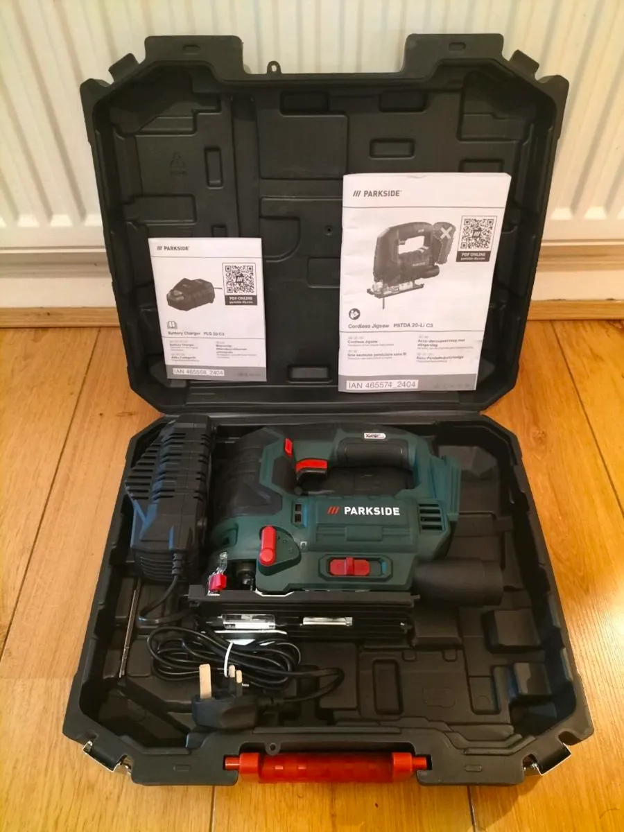 Parkside Cordless Jigsaw with charger NO BATTERY