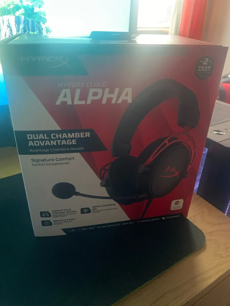 Hyperx cloud alpha wired gaming headset - Image 1