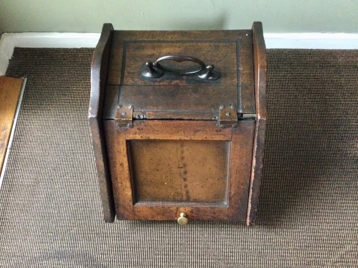 Antique Edwardian Coal Box - Image 1
